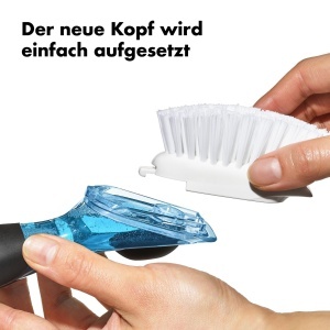 Perie de Spalat OXO cu Cap De Schimb, Nylon Durabil, 2 Bucati - Img 5