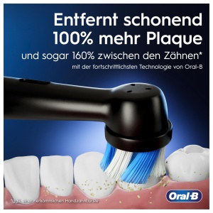 Perie electrica Oral-B iO Series 4, 4 moduri de curatare, negrualb, cu 2 capete de schimb - Img 3