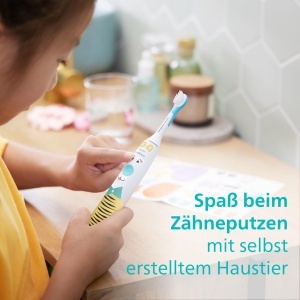 Perie electrica pentru copii Philips Sonicare HX360301 - Design Pet, cu timer si etui de calatorie - Img 4