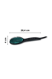 Perie electrica Rowenta Powerstraight CF5820, pentru toate tipurile de par, negru si verde - Img 5