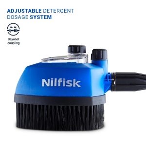 Perie multifunctionala Nilfisk 128470456 cu rezervor de detergent si capete interschimbabile - Img 3