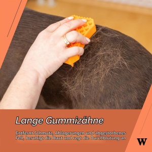 Perie pentru animale Wahl Rubber Sheddy Brush, cu dinti lungi, usoara si eficienta - Img 3