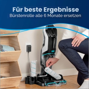 Perie pentru Pardoseli din Lemn Bissell CrossWave Cordless Max, Microfibra, Usor de Curatat - Img 3