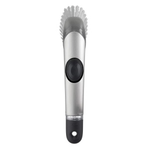 Perie pentru sapun OXO din otel inoxidabil, 25,4 cm, cu maner confortabil