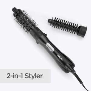 Perie rotativa BaByliss AS82E 800W 20mm 38mm functie aer rece ideala pentru par scurt Negru - Img 6