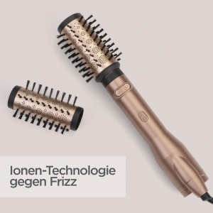 Perie rotativa BaByliss Big Hair AS952E 650W Ioni Anti-Frizz 2 dimensiuni Champagner - Img 5