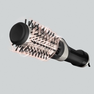 Perie rotativa cu aer cald Rowenta Brush Activ' Renew, in sensul acelor de ceasornic/in sens invers acelor de ceasornic, acoperire ceramica, functie ionica, peri naturali, 2 setari de temperatura/suflanta, viteza la rece, 1000 wati, negru, UB9530F0 - Img 4