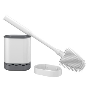 Perie WC Metaltex 185518000, flexibila, alba, cu suport pentru montare - Img 4