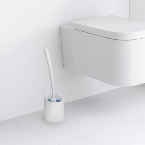 Perie WC Rayen, Design Compact, Borste Lungi si Dense, Culoare Alb - Img 2
