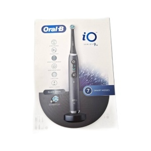 Periuta de dinti electrica Oral-B iO 9, Neagra, Ed. Limitata, 7 moduri de curatare