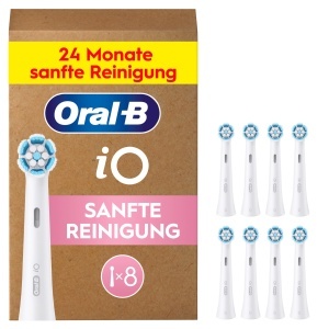 Periuta de dinti electrica Oral-B iO Sanfte Reinigung, 8 bucati, alba