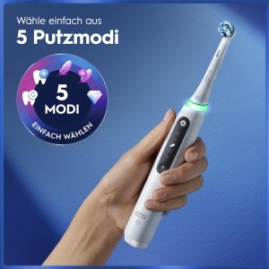 Periuta de dinti electrica Oral-B iO Series 5, Alb, 5 programe, tehnologie magnetica - Img 3