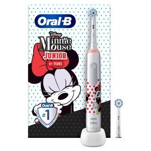 Periuta de dinti electrica Oral-B Junior Minnie Mouse, copii 6, 2 capete, alb