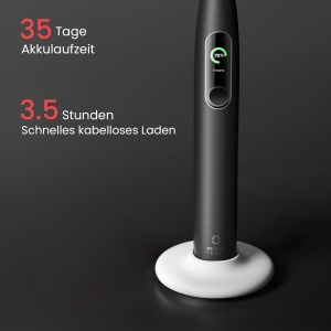 Periuta electrica Oclean X Series Pro Elite, 7 capete, neagra, cu incarcare wireless - Img 6