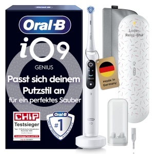Periuta electrica Oral-B iO Series 9, alb, 7 moduri, incarcare rapida