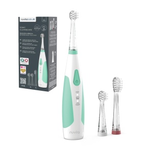 Periuta electrica pentru copii Nuvita 1151B, Sonic Clean Care, 3-5 ani, rezistenta la apa - Img 1