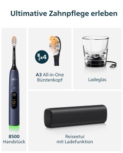 Periuta electrica Philips Sonicare DiamondClean 8500, 6 programe, control presiune, albastru inchis - Img 12