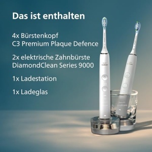 Periuta electrica Philips Sonicare DiamondClean 9000 HX991462 Alb Tehnologie sonica 4 moduri de curatare - Img 9
