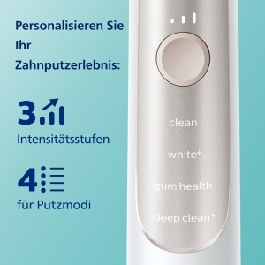 Periuta electrica Philips Sonicare ExpertClean 7500, alb-aurie, 4 moduri de curatare - Img 3