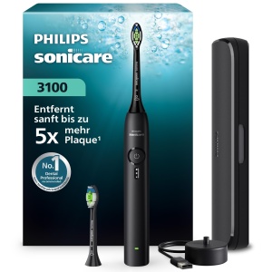 Periuta electrica Philips Sonicare Series 3100, 31.000 miscarimin, Neagra