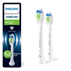 Periute de dinti Philips Sonicare W2 Optimal White HX606287 Alb Set 2 bucati