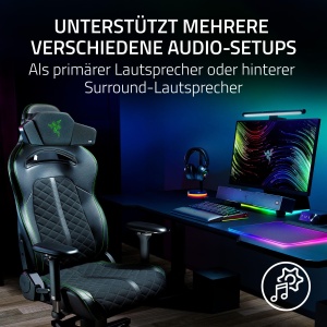 Perna audio wireless Razer Clio, THX Spatial Audio, 14 ore autonomie, Negru - Img 4