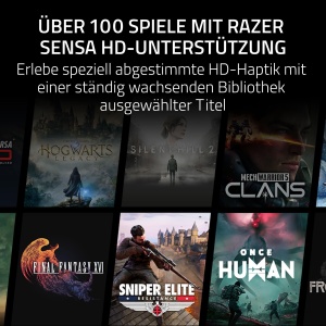 Perna de gaming Razer Freyja, HD-Haptik, Negru - Img 2