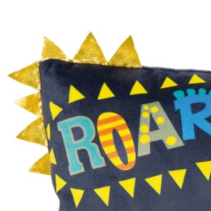 Perna NICI Dino Tony-Rex 43x25 cm Albastra Plus Moale Decorativa pentru Copii si Adulti - Img 4