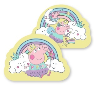 Perna Peppa Pig, Kissen Wendbar, 40x40 cm, Roz, Design Jucaus