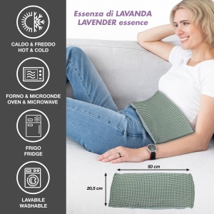 Perna termica Beper C302AAC003 cu samburi de cirese si lavanda, husa detasabila - Img 2