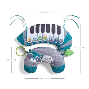 Pernita pentru timpul pe burtica Infantino 3-in-1 cu pian, 20 melodii, suport confortabil - Img 8