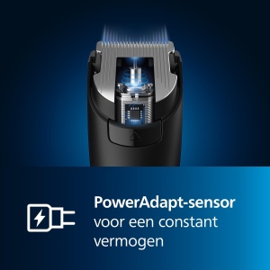 Philips Aparat de tuns Seria 9000, control tactil digital, performanta maxima, lame din titan, 400 de setari de lungime, 120 min functionare fara fir, model HC9450/15 - Img 4