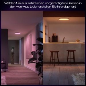 Philips Hue Devote LED Smart Panou Luminos Rotund 43cm 23W Lumina Alba si Colorata - Img 4