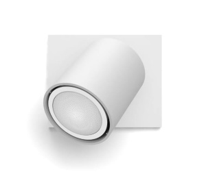 Philips Hue White Ambiance Runner 1 Spot alb, incl. lampa LED GU10 de 1x5W + intrerupator dimmer, reglabil, toate nuantele de alb, controlabil prin aplicatie, compatibil cu Amazon Alexa (Echo, Echo Dot) - Img 2