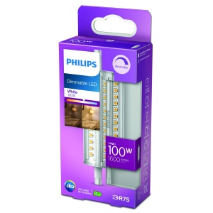 Philips Stab-LED R7S 118 mm 100W Lumina Neutra Dimmabil Consum Redus - Img 4