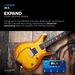 Pickup hexaphonic BOSS GK-5 pentru E-Gitara, instalare usoara, semnal digital stabil - Img 4