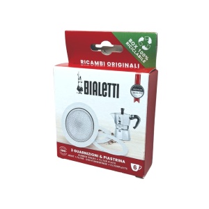 Piese de schimb Bialetti pentru espressoare de cafea, 6 cesti, aluminiu - Img 2