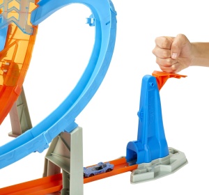 Pista de curse Hot Wheels HCB00 Riesen Looping 70 cm cu vehicul inclus - Img 6
