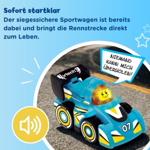 Pista de curse VTech Tut Tut Baby Flitzer cu masinuta sport inclusa - Img 4