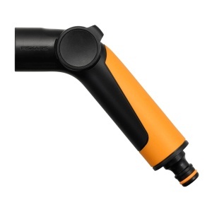Pistol de stropit Fiskars 1065486 3 functii control debit rezistent la inghet negruportocaliu - Img 9