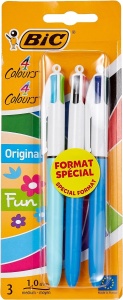 Pix BIC 4 Culori Original Fun, 4 nuante, ideal pentru birou si scoala - Img 2