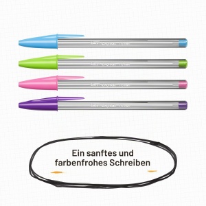 Pix Bic Cristal Fun, 20 bucati, culoare roz - Img 5
