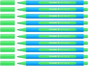 Pix Schneider 152104 Slider Edge, 10 bucati, culoare cyan-verde, scriere fluida