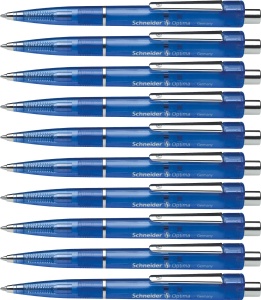 Pix Schneider Optima, 10 bucati, albastru-transparent, scriere medie