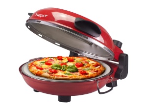 Pizzaofen BEPER P101CUD300 Electric 400degC 31cm Placa Detasabila