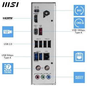 Placa de baza MSI PRO B840-P WiFi, ATX, suporta procesoare AMD Ryzen 900080007000, DDR5, PCIe 4.0 - Img 6