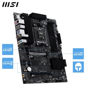 Placa de baza MSI PRO B850-S EVO WiFi, ATX, suport AMD Ryzen 900080007000, DDR5, PCIe 5.0 - Img 5