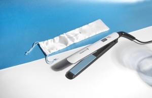 Placa de indreptat parul Remington S8500, ceramica, 150-230C, cu ulei de argan si vitamina E - Img 2