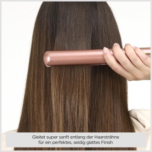Placa de par BaByliss 2598PE, Keramikplatten, 235C, Roz Aurie - Img 3