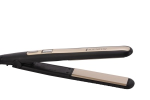 Placa de par Remington S6500 Sleek Curl, 150-230C, negrubeige, ceramic - Img 4